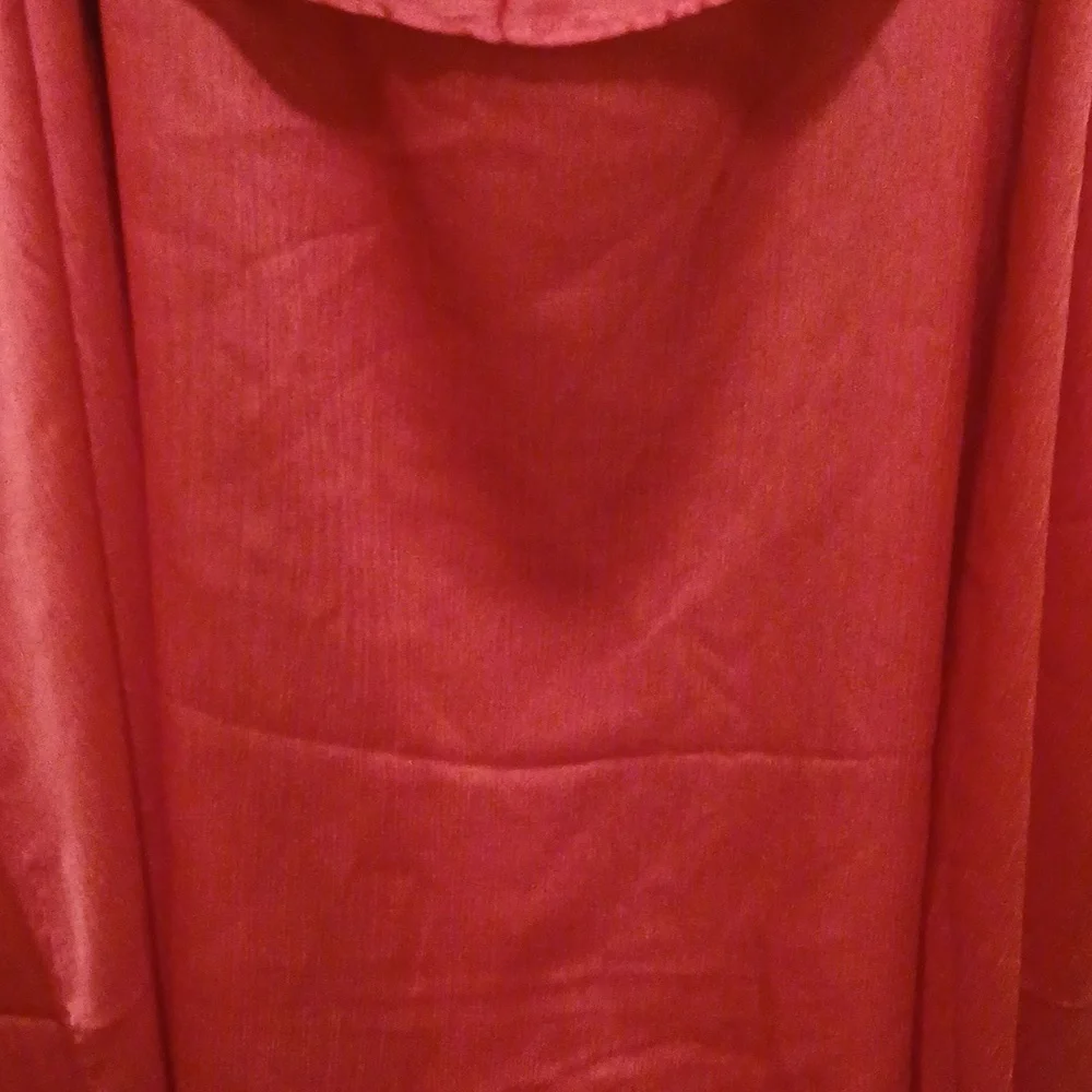 Torrid Vibrant Red Ruffle Blouse - Picture 6 of 8